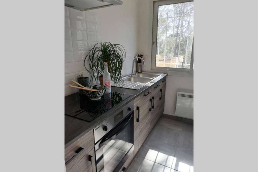 Maison 5 Personnes En Garrigue - Piscine-Spa Prive Langlade ภายนอก รูปภาพ