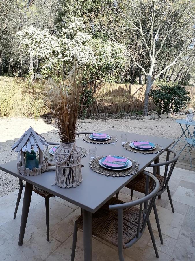 Maison 5 Personnes En Garrigue - Piscine-Spa Prive Langlade ภายนอก รูปภาพ